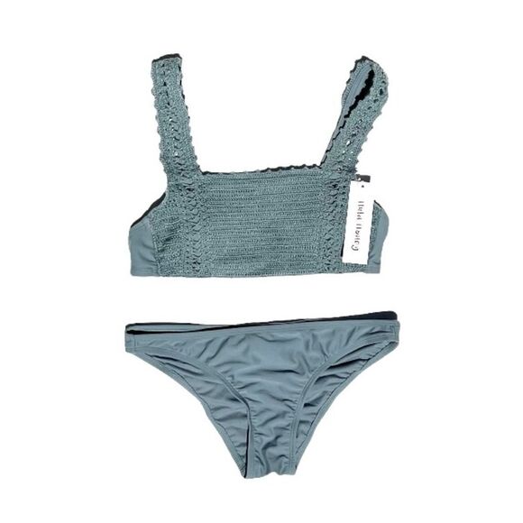 Women’s 2-Piece Crochet Bikini Swimsuit Set S New NWT - Picture 2 of 8